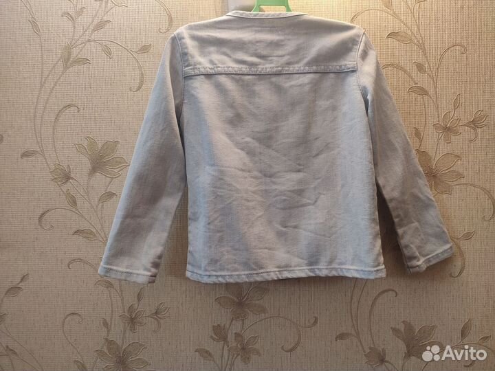 Джинсовая куртка для девочки 104