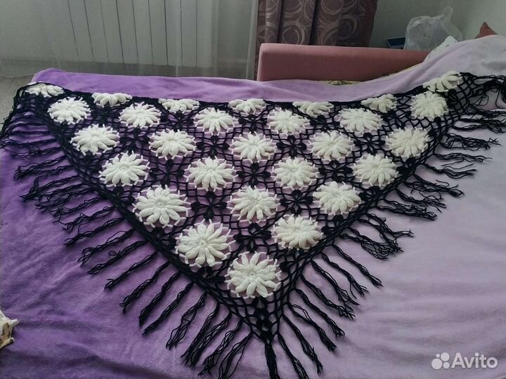 Шаль ажурная