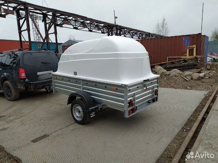 Прицеп Мзса 817701 2,5х1,3х0,47м с крышкой 850мм