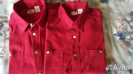 Джинсовая рубашка levis