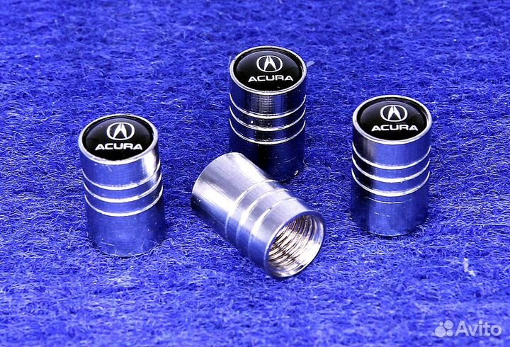 Комплект колпачков воздушного ниппеля Acura хром