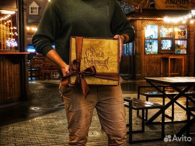 Подарочные деревянные ящики, деревянный бокс