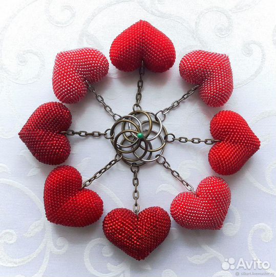 Вязаные брелки