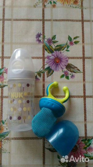Бутылочка NUK новая, ниблер