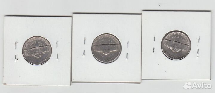 Набор 22 монеты США