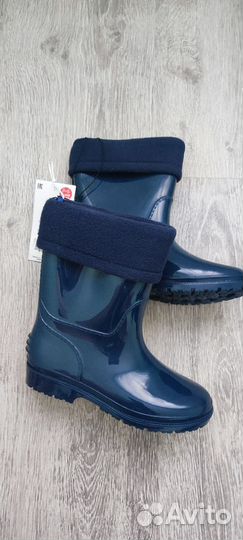 Сапоги резиновые детские новые