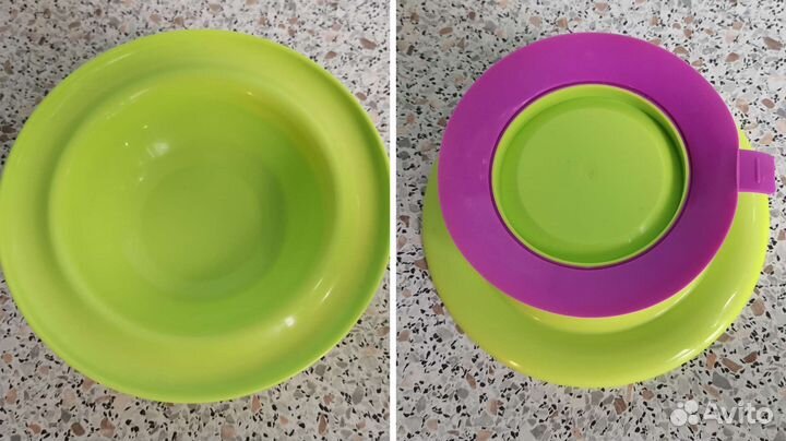 Детская посуда для кормления пакетом