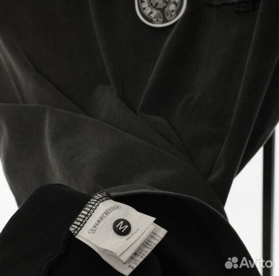 Черная футболка оверсайз