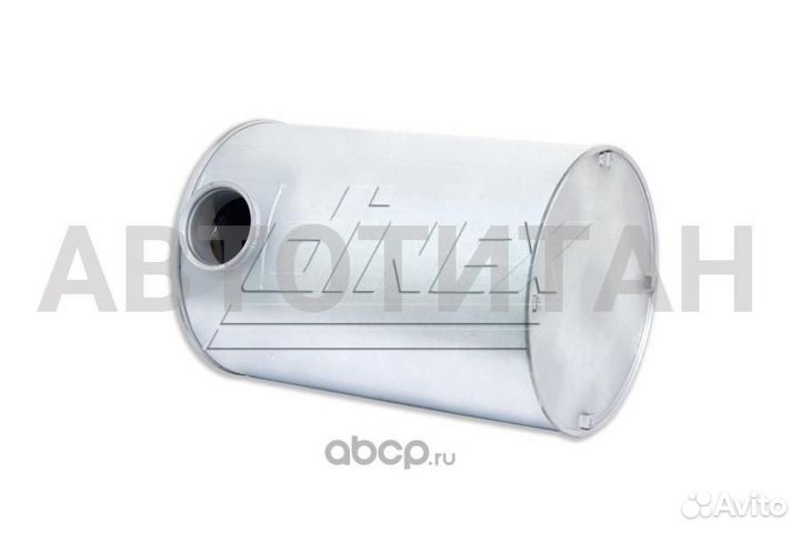 DIN80451 резонатор(бочка ) глушителя E-line (упрощ