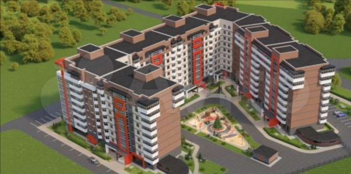 1-к. квартира, 44 м², 6/9 эт.