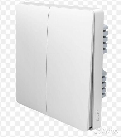 Умный выключатель Aqara с нейтралью, 2 клавиши