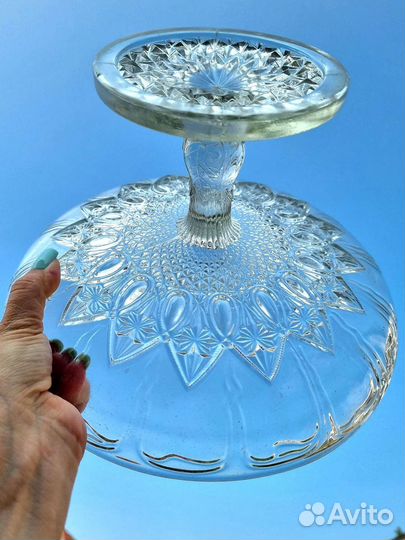 Ваза но ножке Мальцов