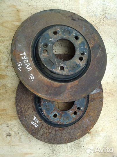 Диск тормозной передний Hyundai Tucson 3 G4NA 2015