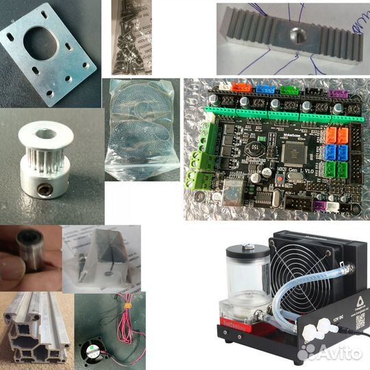Запчасти для 3d принтера и чпу
