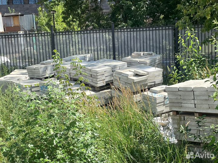 Тротуарная плитка бу гранит