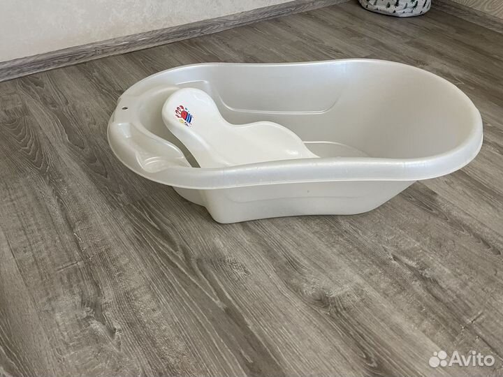 Ванночка для купания, горка и сиденье