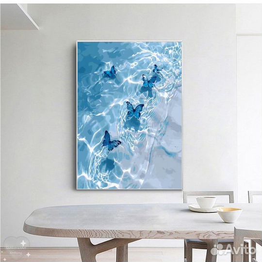 Картина маслом Бабочки Идеальная картина на холсте