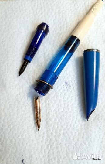 Ручка перьевая чернильная СССР Золотое перо 905