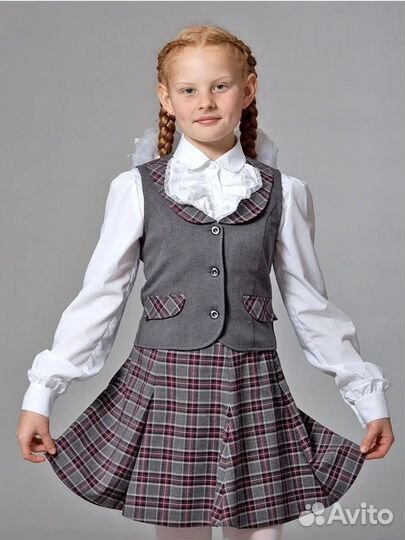 Школьная форма для девочки, р.128-134, р.152