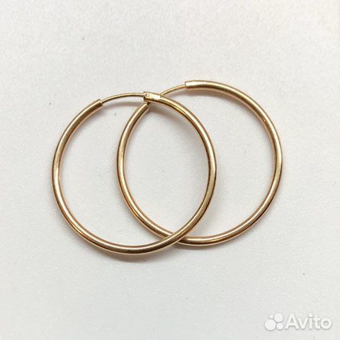 Золотые серьги 585 пробы
