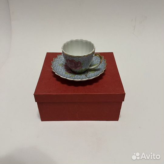 Набор кофейных чашек. Фарфор китайский