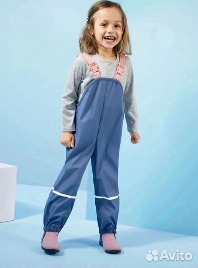 Прорезиненные брюки новые