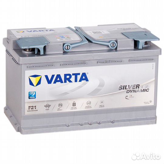 Акб 80Ач Varta AGM F21 для BMW, Mercedes, VAG и др