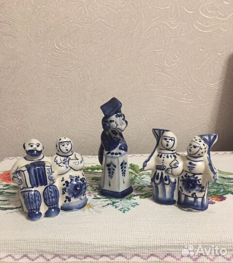 Фигурки Гжель СССР