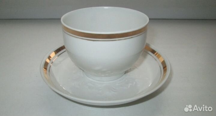 Фарфор. чайная пара з-д вербилки, СССР