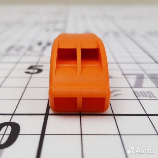 Свисток для спасательных жилетов оранжевый 43880