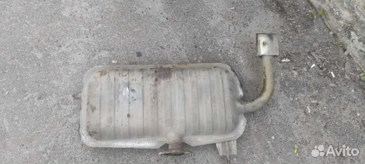 Глушитель на митсубиси лансер 10