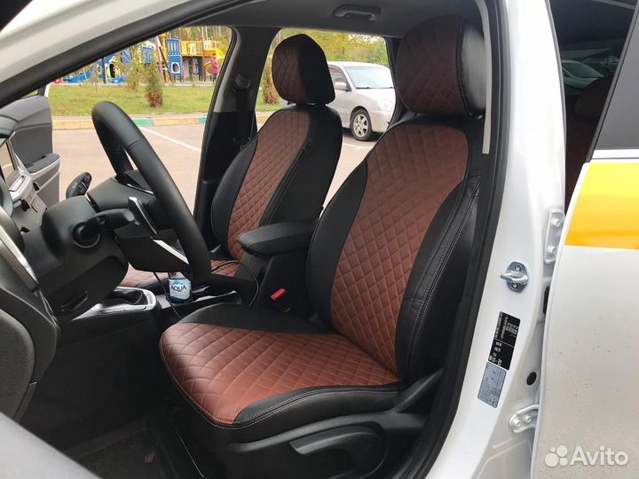 Чехлы на сиденья Киа Сид 3 Универсал из Экокожи
