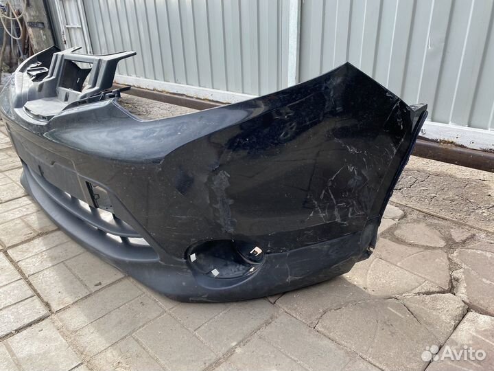 Передний бампер на nissan qashqai