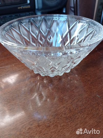 Вазы для фруктов, салатницы-хрусталь СССР