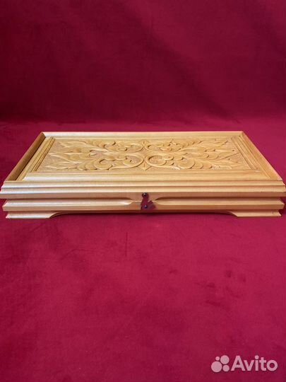 Нарды деревянные резные ручной работы