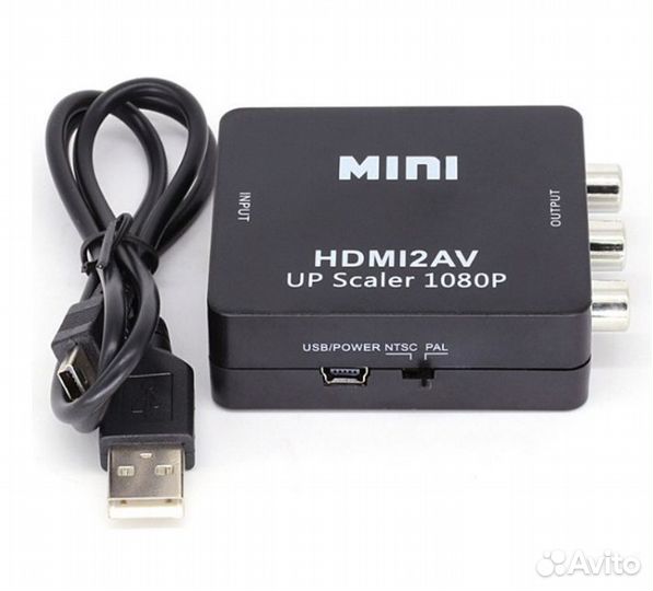 Конвертер RCA AV в hdmi, hdmi в RCA