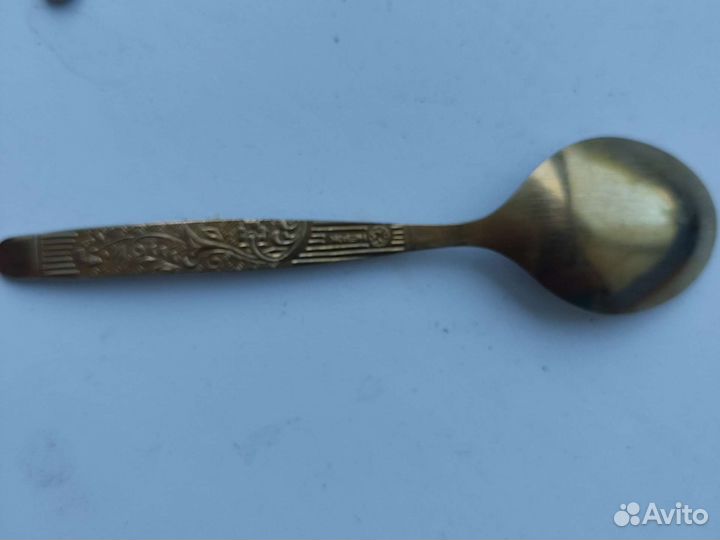 Набор чайных ложек СССР позолота