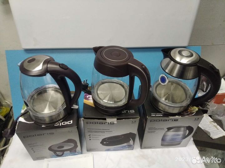 Чайник электрический новый polaris