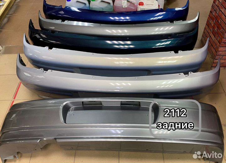 Задний бампер ваз 2112