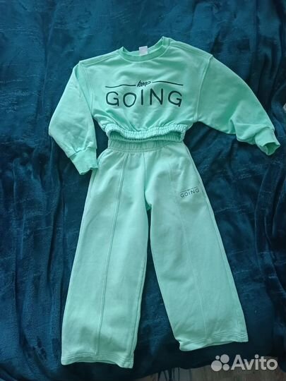 Костюм для девочки футер