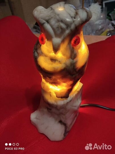 Светильник тяжелый лечебный мыльный камень СССР