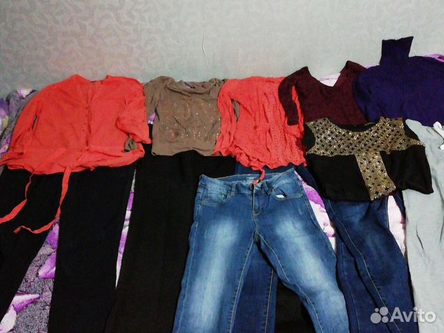 Большой пакет женской одежды р 42-44