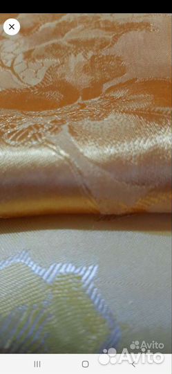 Ткань натуральный шелк СССР