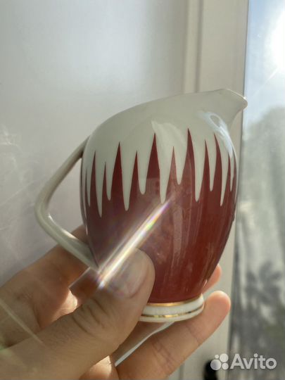 Молочник фарфор гдр винтаж