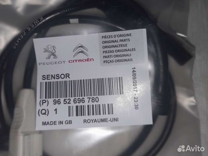 Датчик частоты вращения колеса заднPeugeot307 1