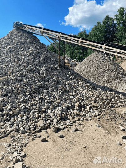 Щебень гранитный любых фракций