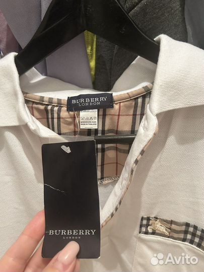 Футболка поло burberry