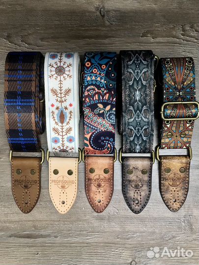 Рг7 Ремень для гитары цветной Profisound