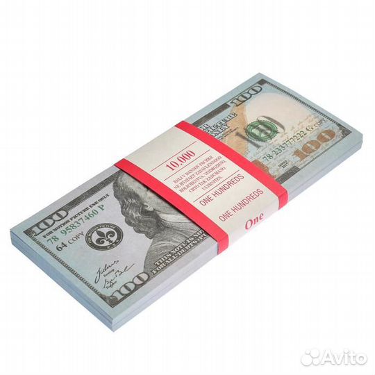Пачка купюр 100