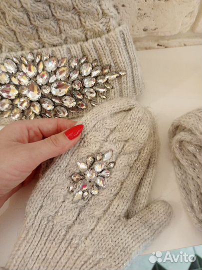 Зимняя шапка и снуд